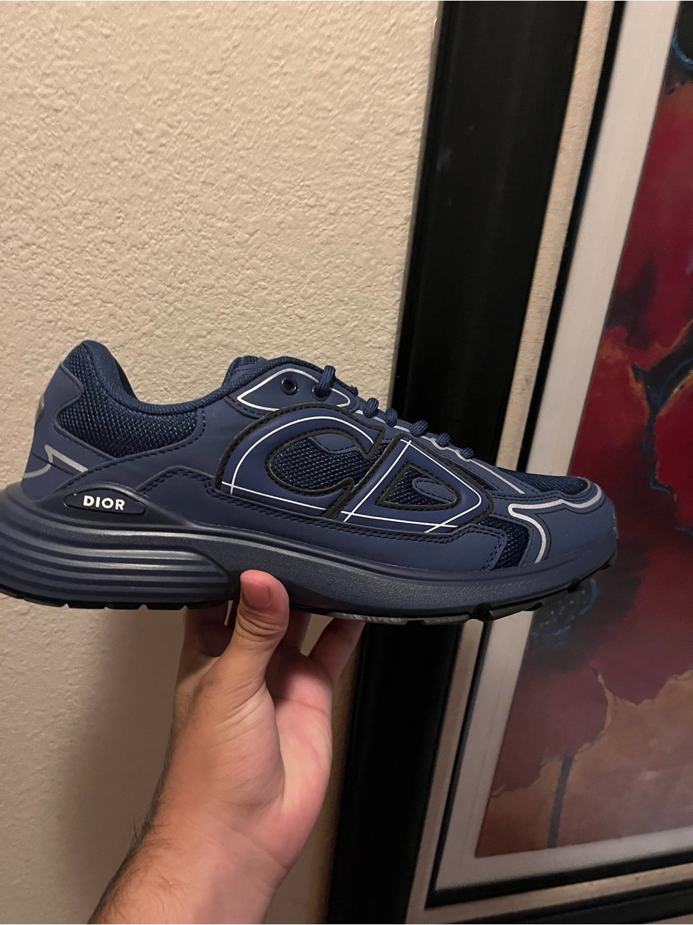 Dior b30 Men’s Navy Blue Runner Sneaker